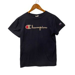 Champion Logo T-Shirt Small Navy